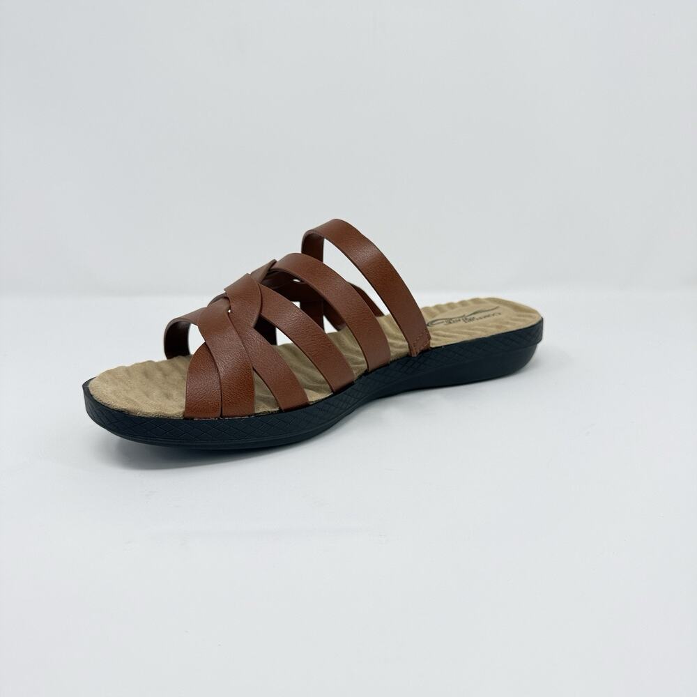 Easy Street Sheri Slide Sandals Cognac Women’s Size 11 W Comfort - Picture 3 of 6